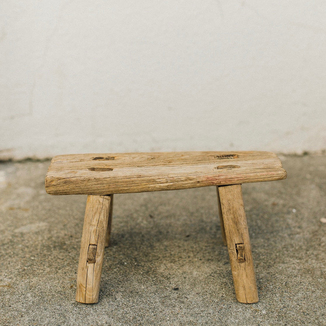 Vintage Wooden Stool - mini