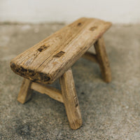 Vintage Wooden Stool - mini