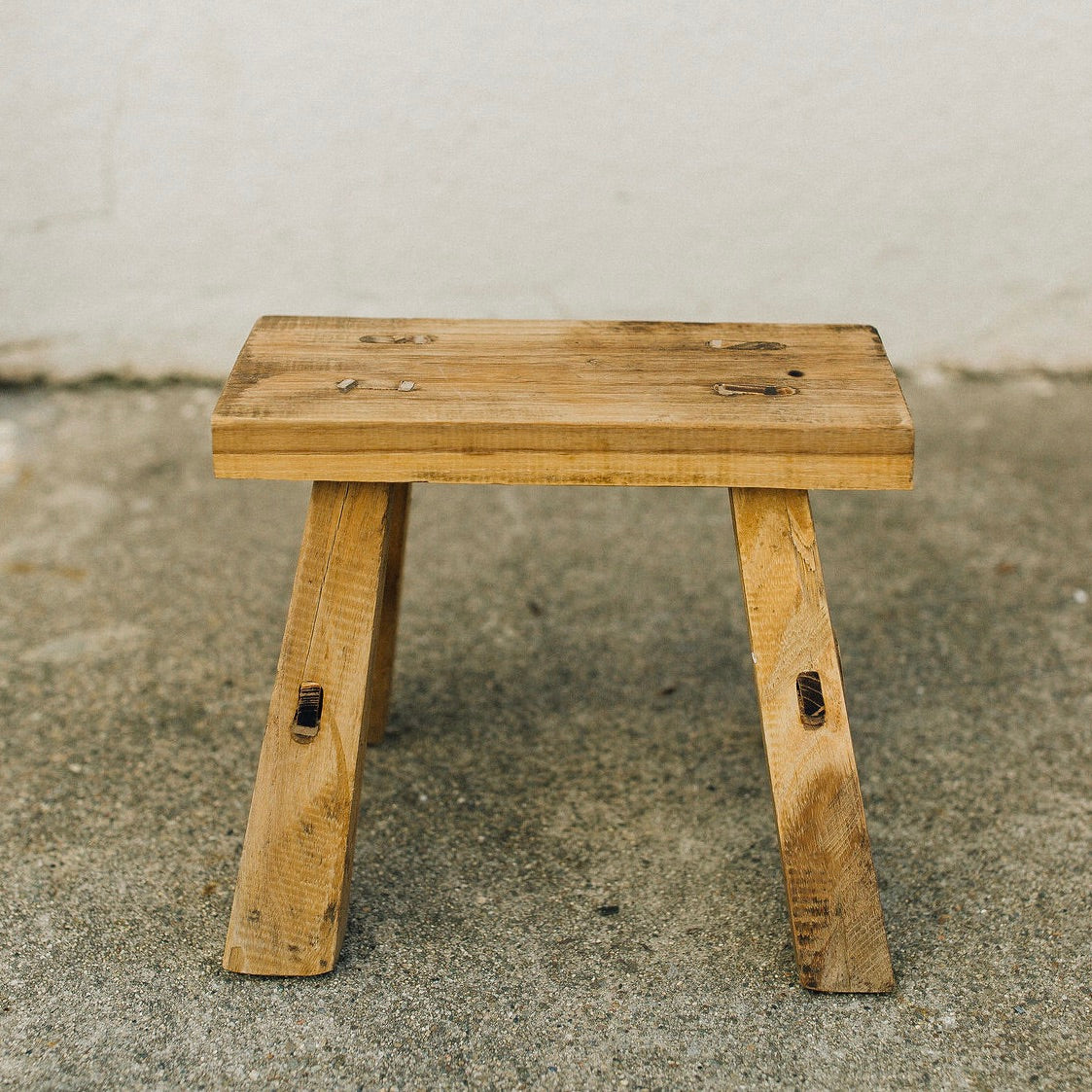 Vintage Wooden Stool - mini