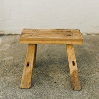 Vintage Wooden Stool - mini