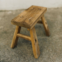 Vintage Wooden Stool - mini
