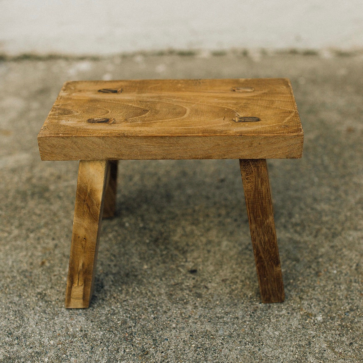 Vintage Wooden Stool - mini