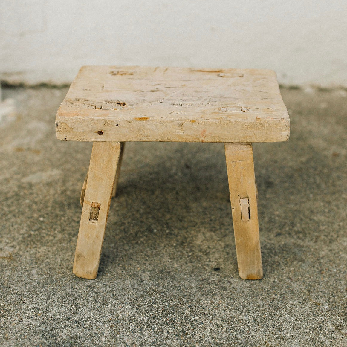Vintage Wooden Stool - mini