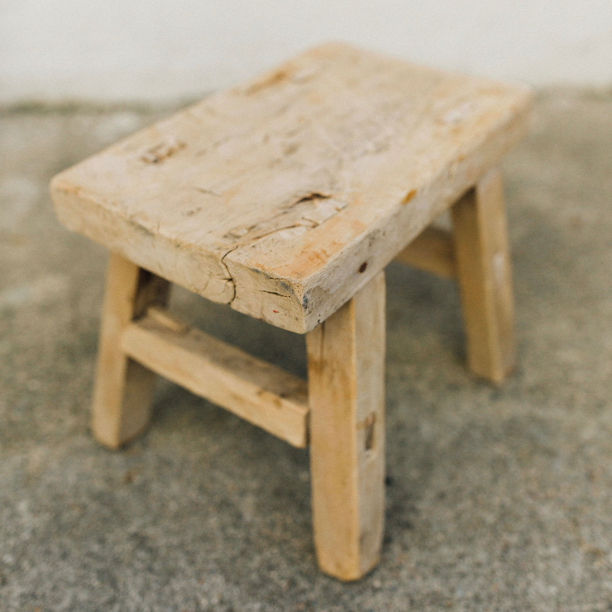 Vintage Wooden Stool - mini