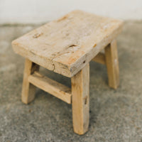 Vintage Wooden Stool - mini