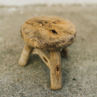 Vintage Wooden Stool - mini