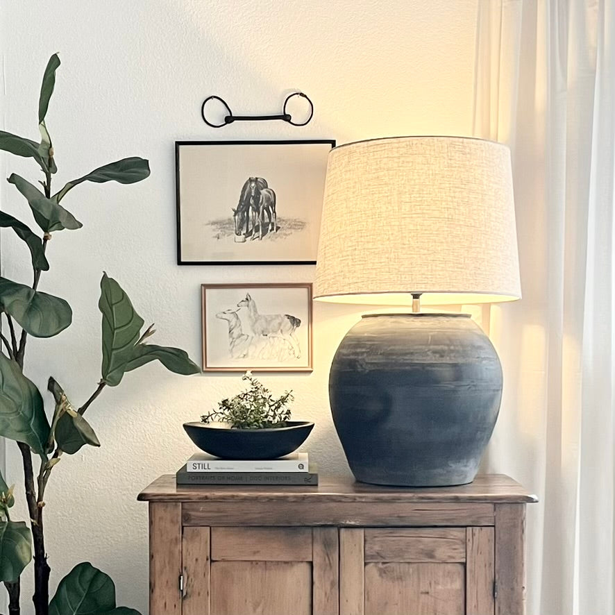 Vintage Pot Lamp