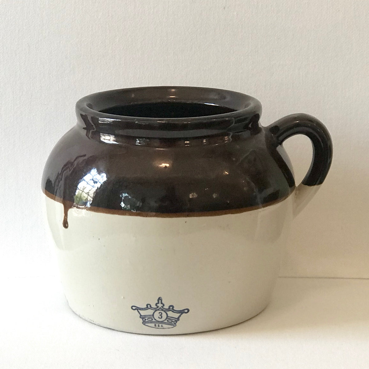 Antique Boston Bean Crock