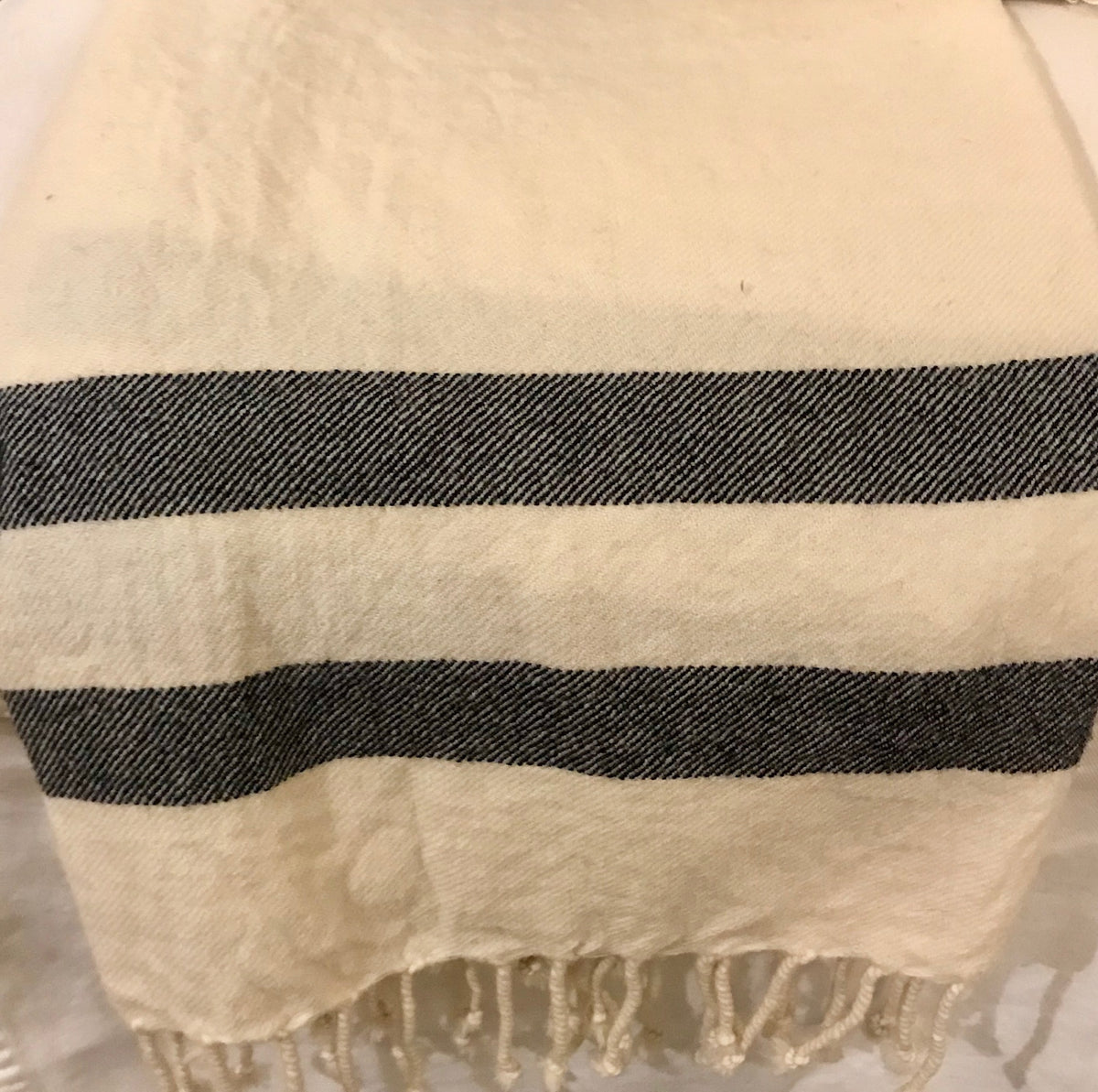 Varsity Stripe Wool Throw