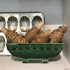 Vintage Green  Zig Zag Planter