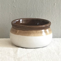 Vintage Two-Tone Mini Crock