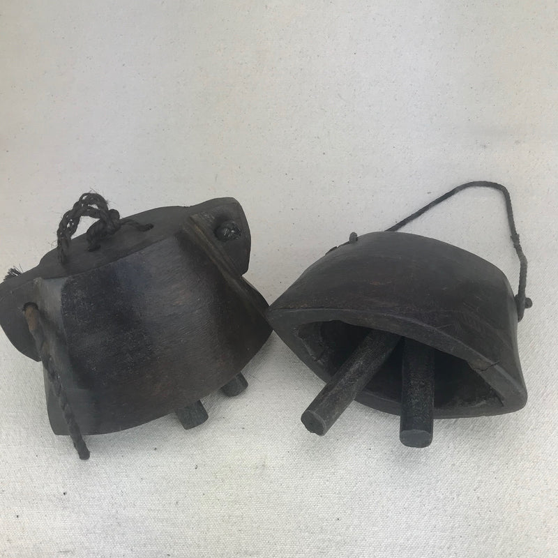 Vintage Wooden Cow Bell