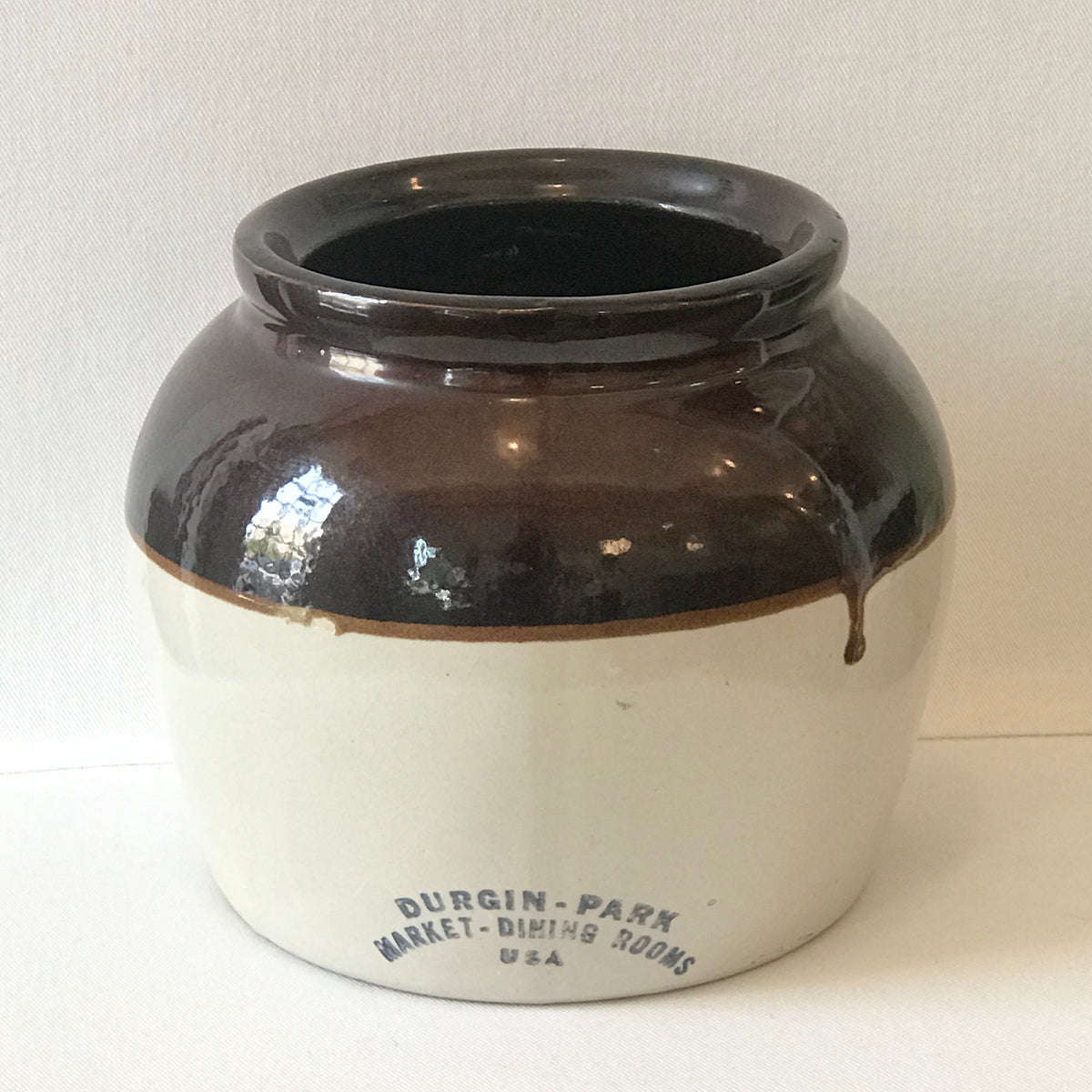 Antique Boston Bean Crock