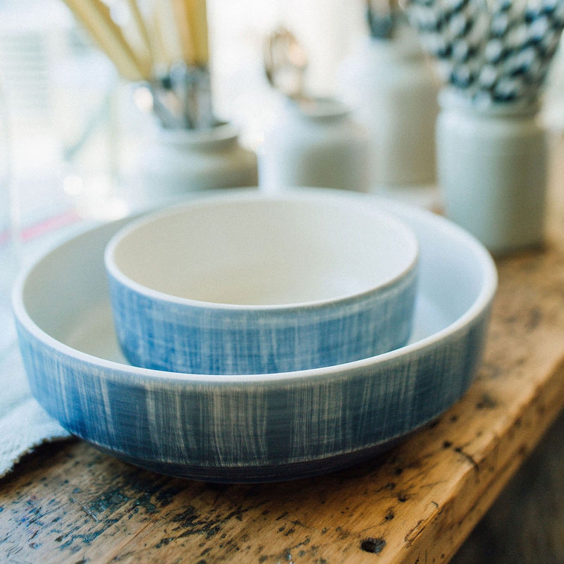 Ceramic Serving Bowl - blue