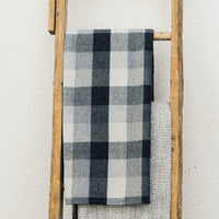 Gray Buffalo Check Throw 1