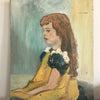 Vintage Oil Painting Portrait - Girl